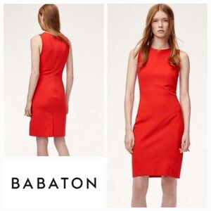 BABATON Miguel Dress Red Size 00 Aritzia